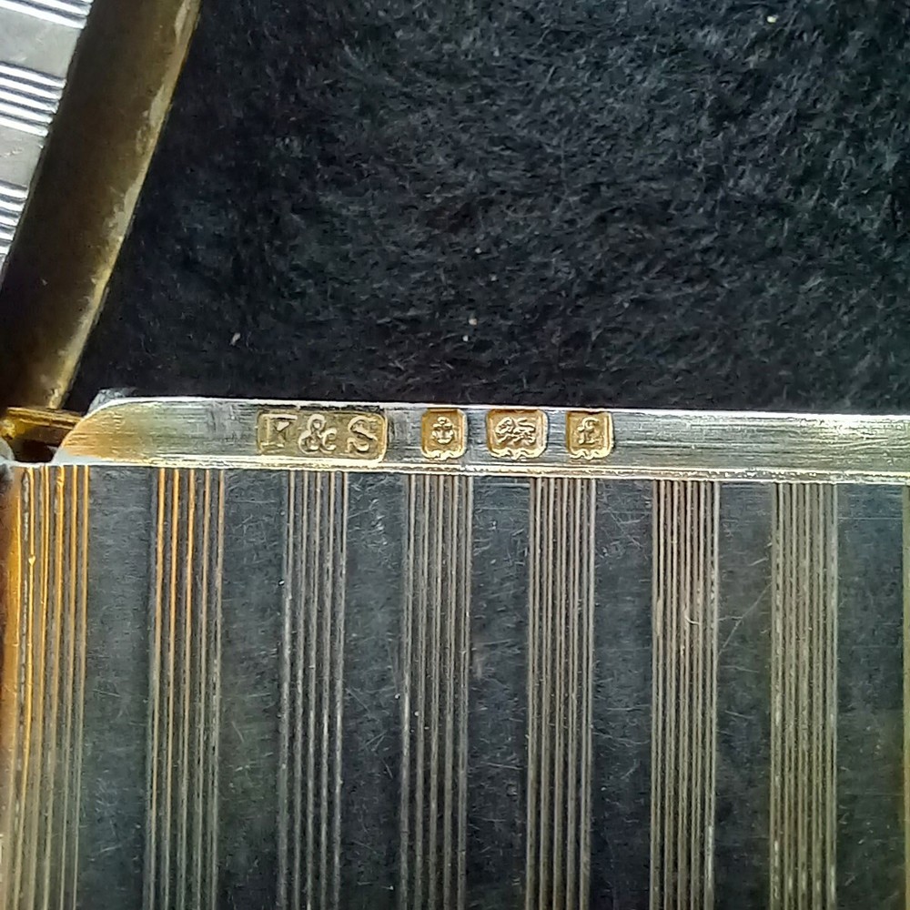 Antique Silver Vesta Case 46g Birmingham 1905