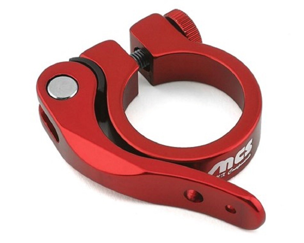 MCS QUICK RELEASE 1-1/4" (31.8mm) SEATPOST CLAMP RED