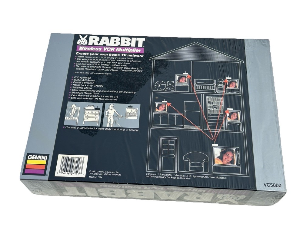 Rabbit VC5000 Wireless VCR Multipler System – Gemini USA
