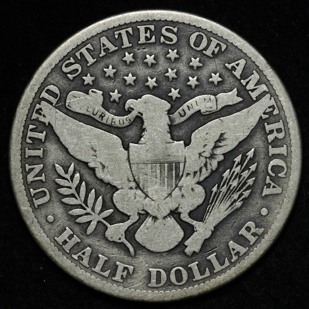 1913 Barber Silver Half Dollar VG E383 URMA