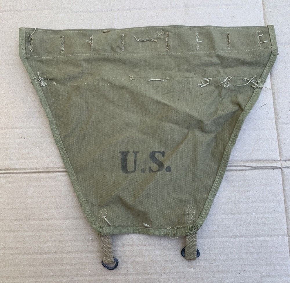 WWII US Haversack Extender Tail 1942 Dated Needs Repair