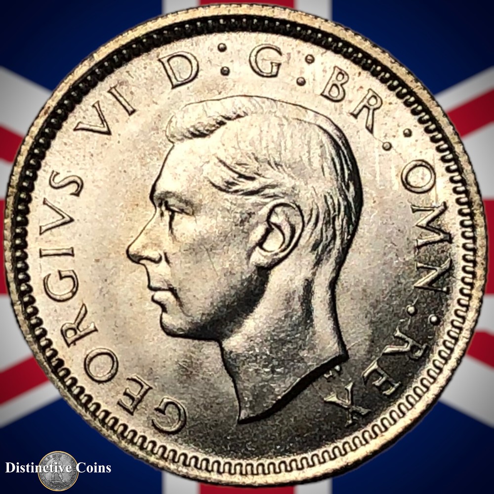 Great Britain 1945 Six Pence GB1765