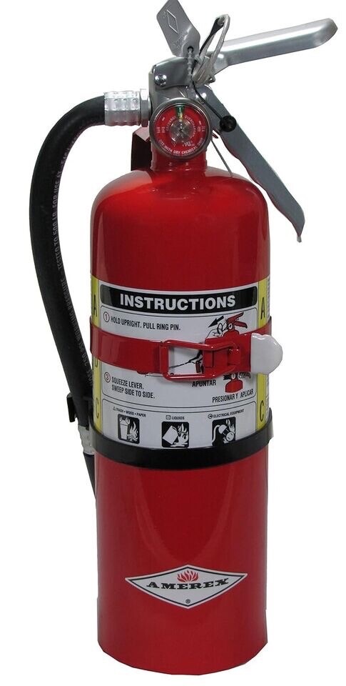 🔥🧯2-NEW O.E.M. 5lb (AMEREX) FIRE EXTINGUISHER VEHICLE/MARINE BRACKET STRAP🔥🧯