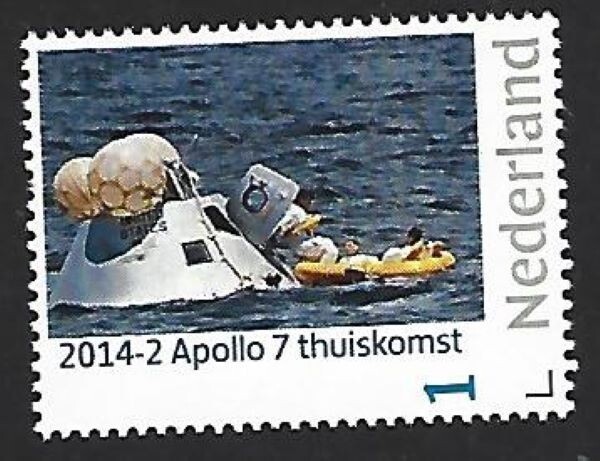 Netherlands 2024-2 Space:  Apollo 7 returns    mnh us