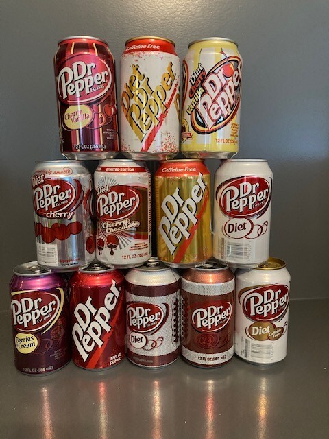 Dr Pepper Can Collector Starter Kit (12 pack)