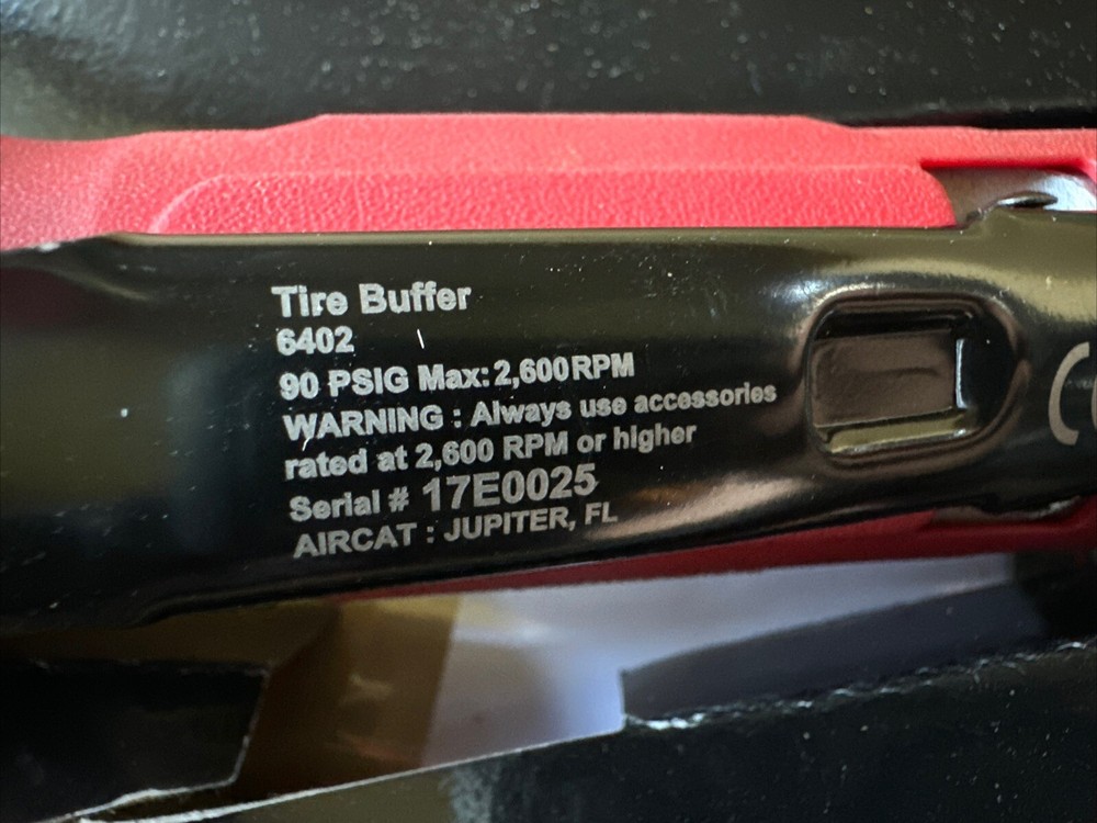 AIRCAT Pneumatic Tools 6402 Low Speed Tire Buffer