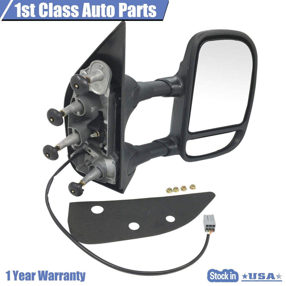 Pair Power Folding Mirrors Fits 09-16 Ford E-350 E-450 Super Duty E-150 Van