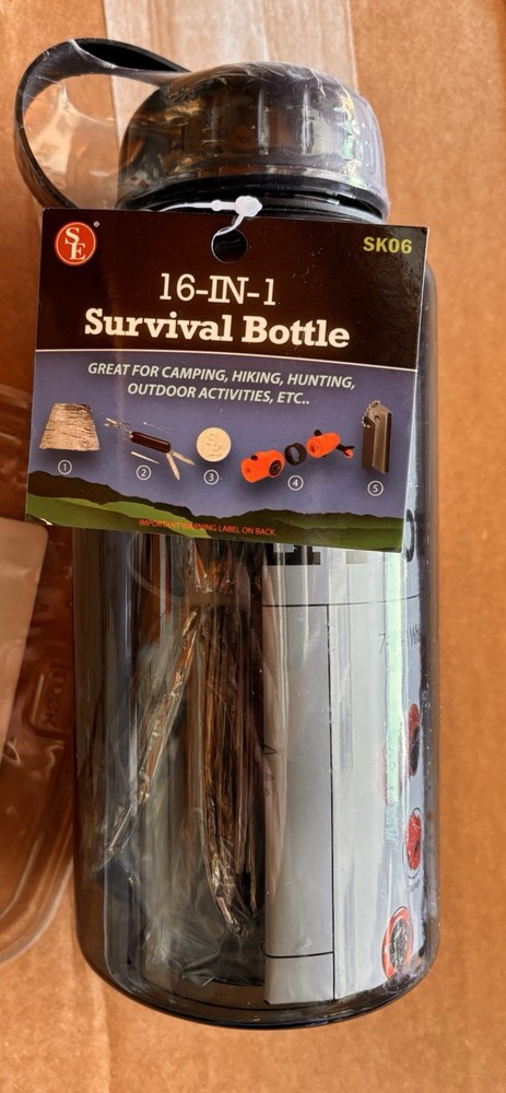 SE 16 In 1 Survival Bolttle NEW with tags