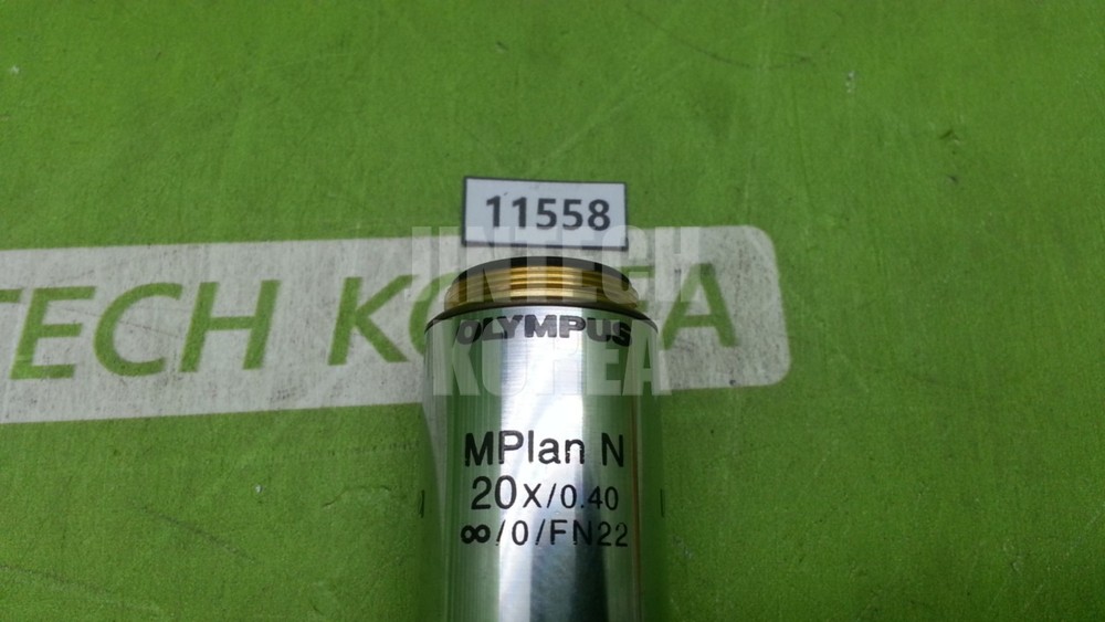 OLYMPUS MPlan N 20x / 0.40 Metallurgical Microscope Objective - Tested