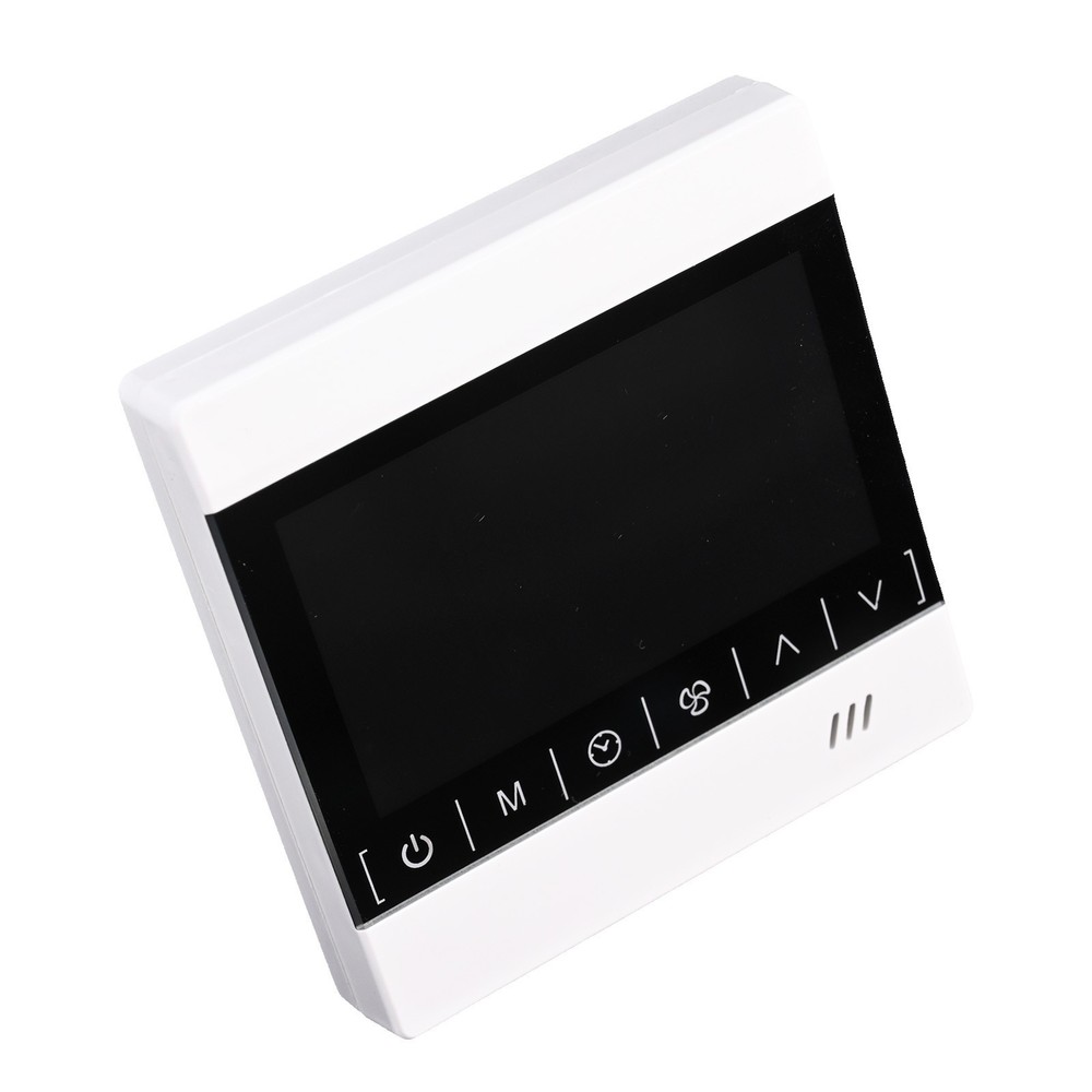 Reliable and easy to use fan coil thermostat for central fresh air system