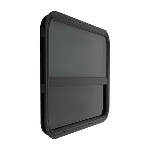 RV Window Rectangular Vertical Slide Window Clip-on Mounting Venting Window