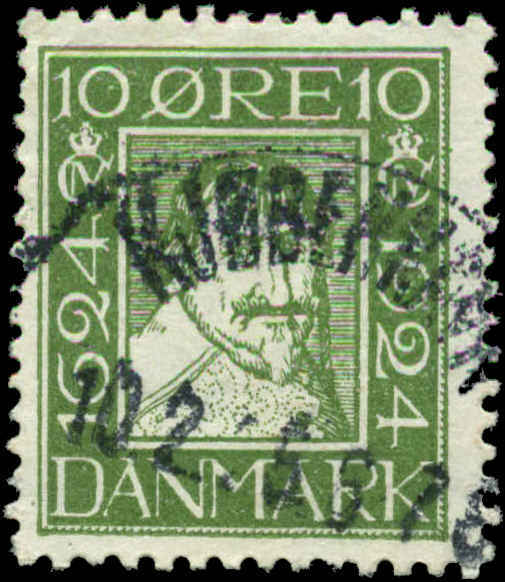 Denmark Scott #166 Used
