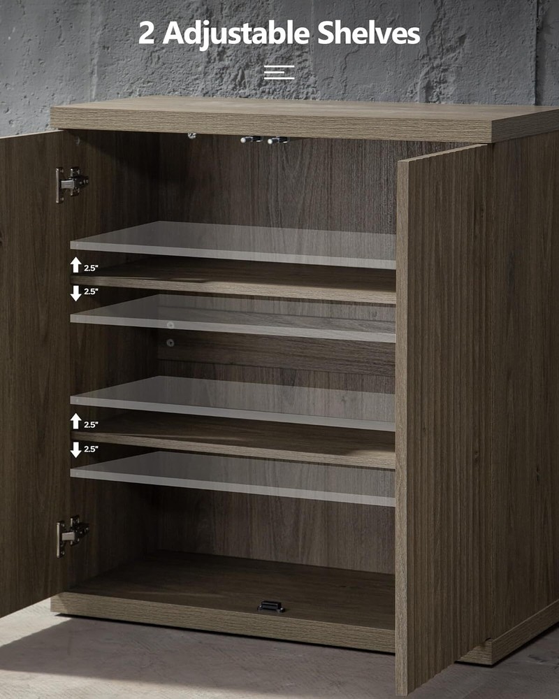 Buffet Cabinet with Storage Accent Sideboard Modern Credenza with Doors & shelf