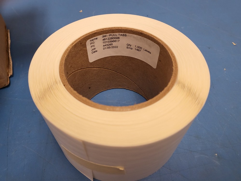 3M 3490-89124 Pull Tabs (1000 PCS) - New 1000 LABELS