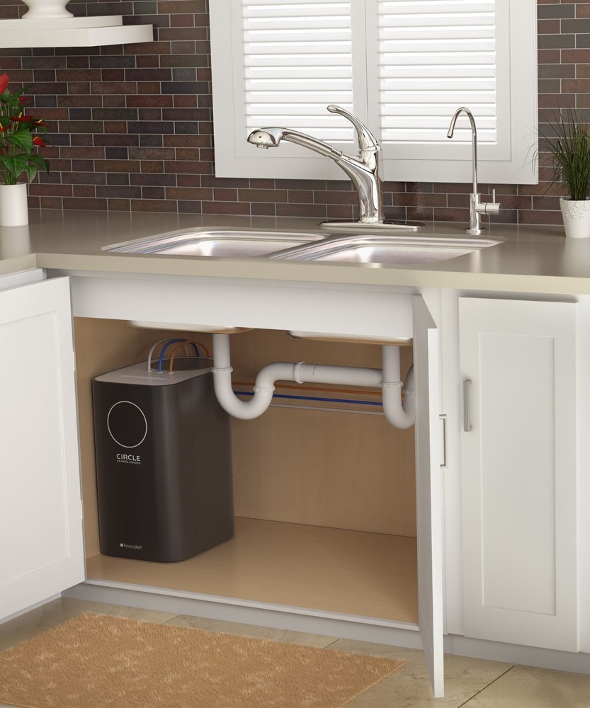 Brondell Reverse Osmosis Circle RC100 + Chrome Faucet New