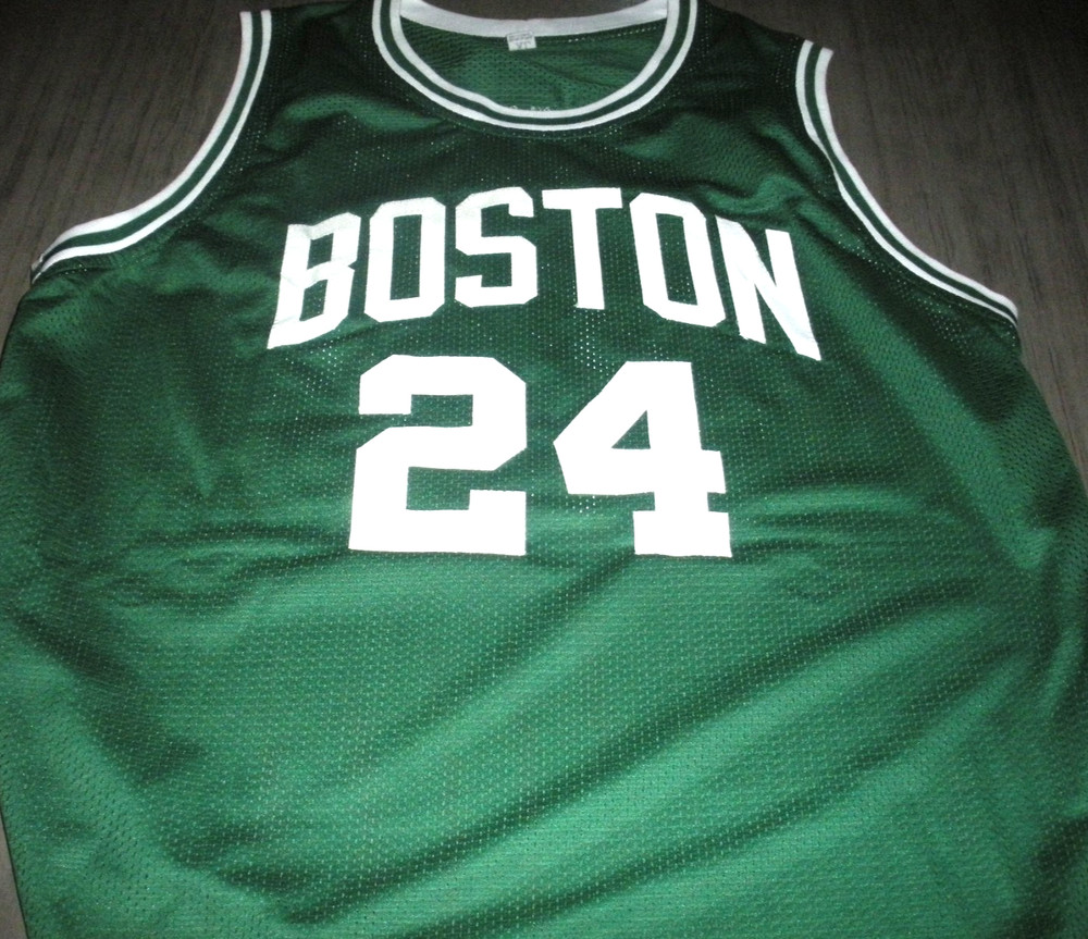 SAM JONES BOSTON CELTICS HOF READ BLANK CUSTOM JERSEY
