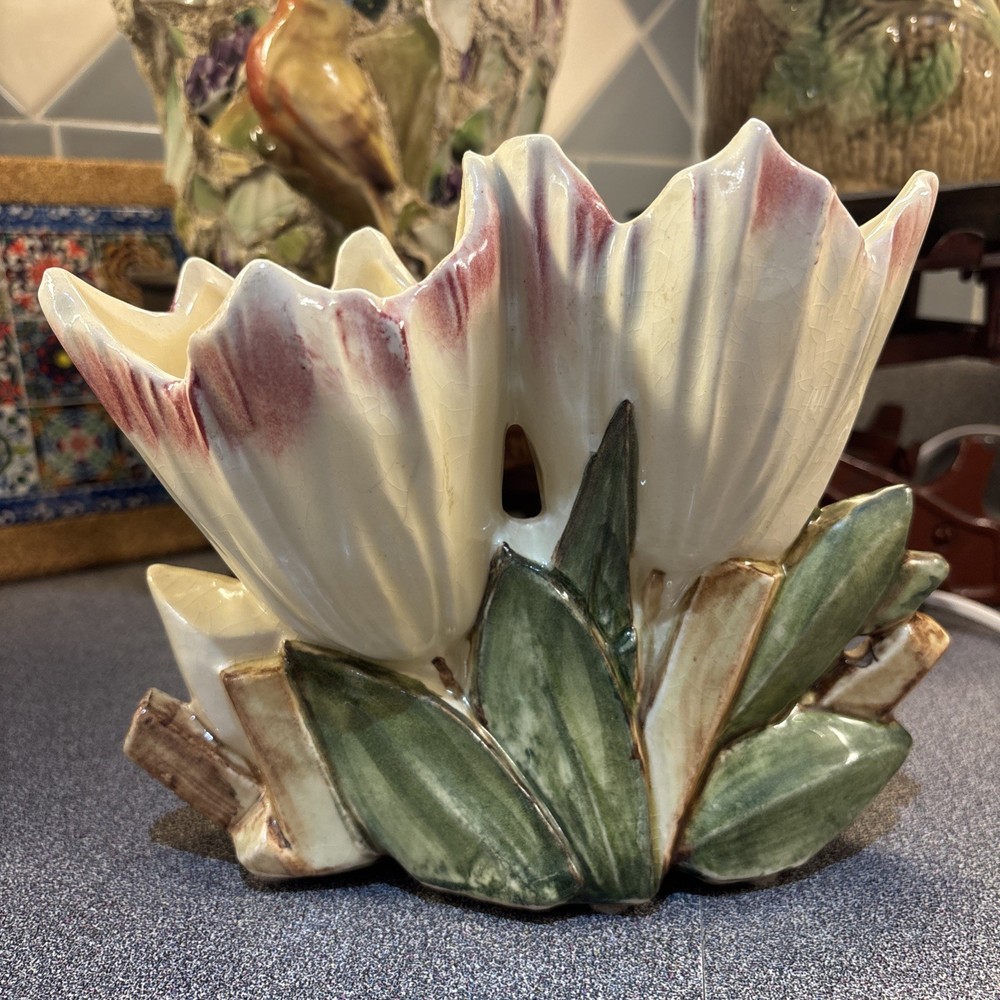 McCoy Double Tulip Flower Planter