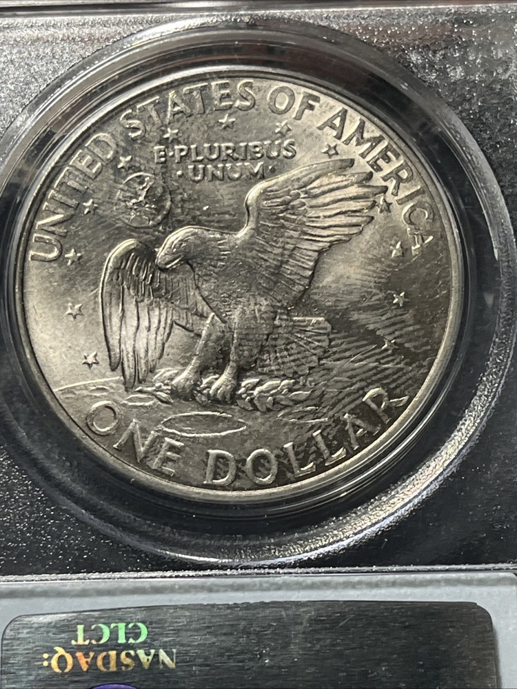 1971-D $1 EISENHOWER IKE DOLLAR "CLAD" DENVER MINT PCGS MS65