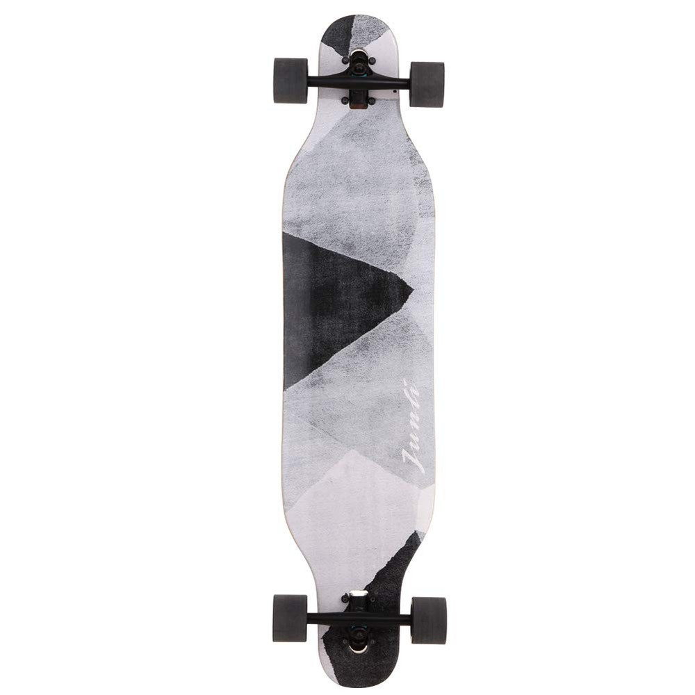 Junli 41 Inch Freeride Skateboard Longboard - Complete Grey Zone