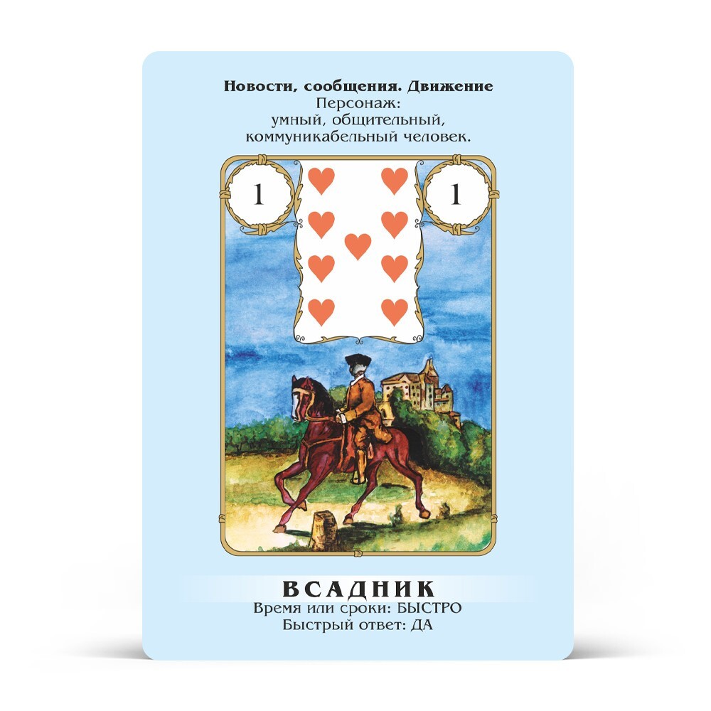 Ленорман: Быстрые Ответы для начинающих | Russian Language Lenormand Deck