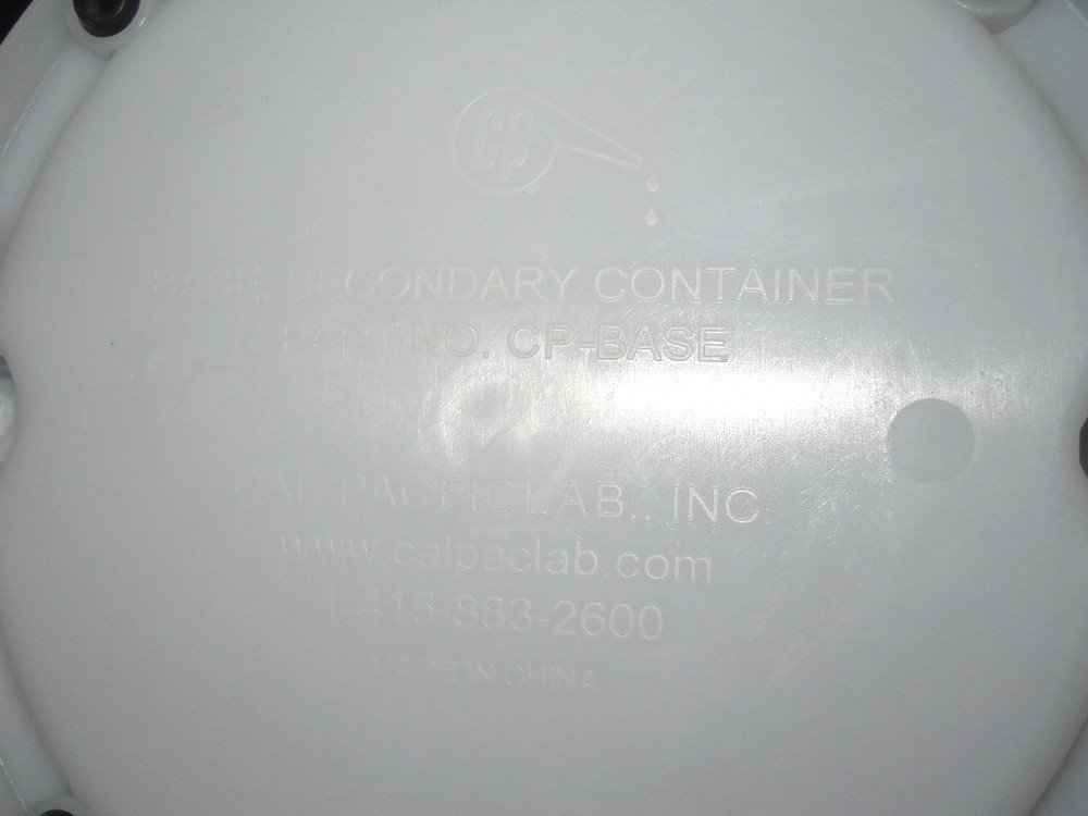 CP Lab Safety LDPE Footed Base for Secondary/Solid Waste Containers, CP-BASE