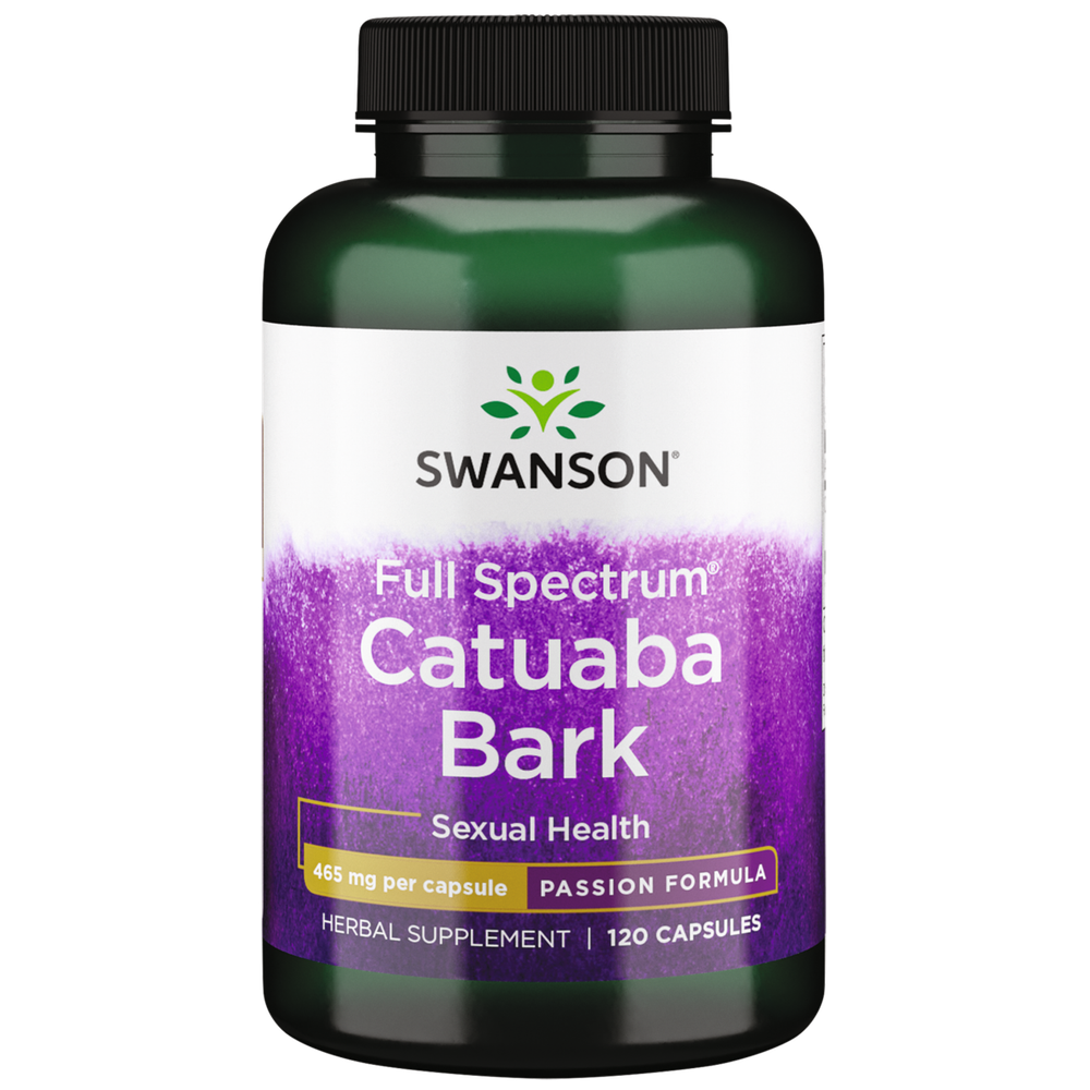Swanson Catuaba Bark 465 mg 120 Capsules