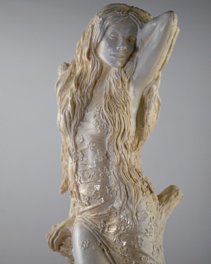 Blodeuedd / Blodeuwedd - Handcast Statue