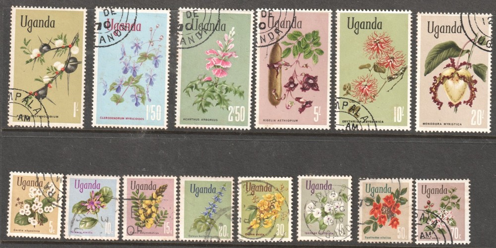UGANDA 1969 FLOWERS