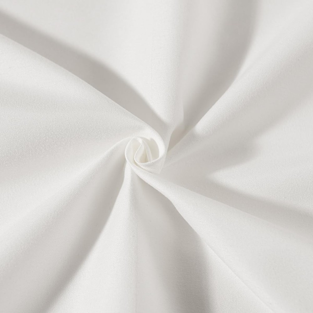 Ivory Bed Skirt Full Size Ruffled with Split 12-Full,
