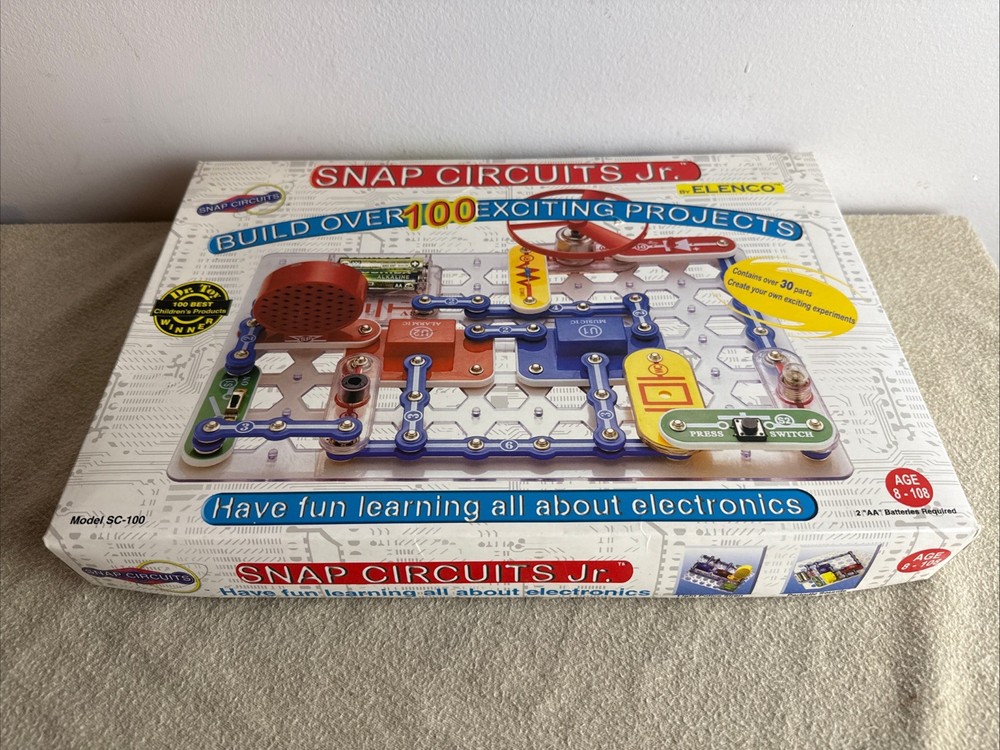 Elenco Electronics Snap Circuits 300 Experiments Kit #SC-100 Game Learning Toy
