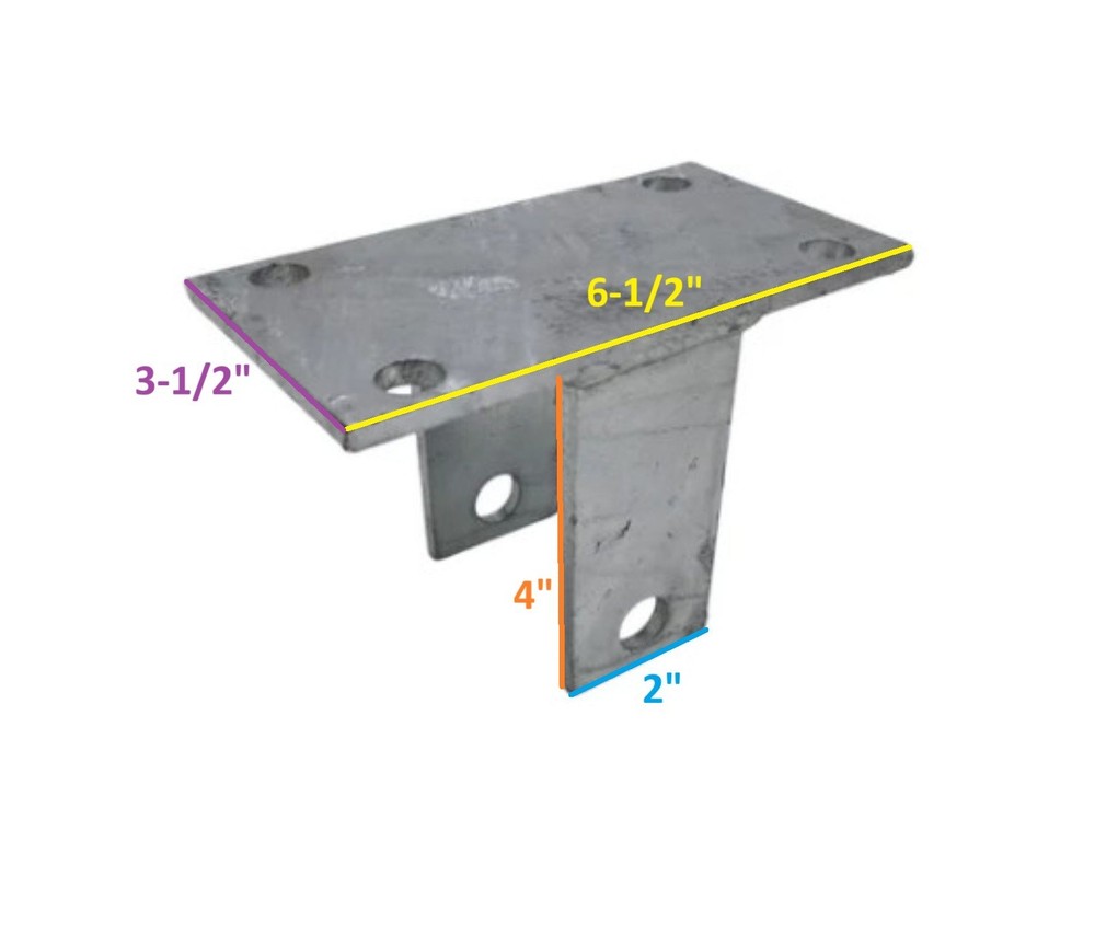 EZ Loader Boat Trailer Equalizer Shackle Hanger Bracket Tandem Axle 2" Frame