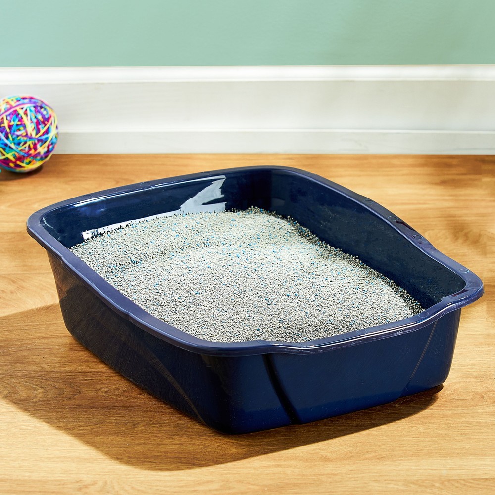 Vibrant Life Large Open Cat Litter Box, Reusable