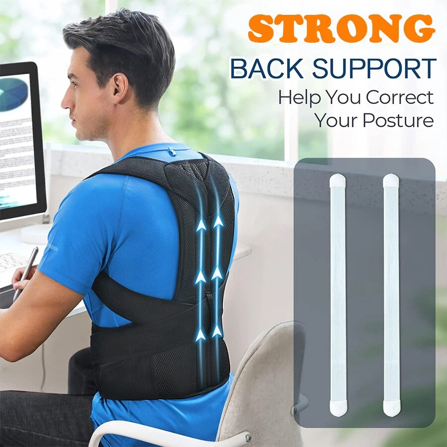 Back Brace Posture Corrector for Men and Women - Upper and Lower Back Support