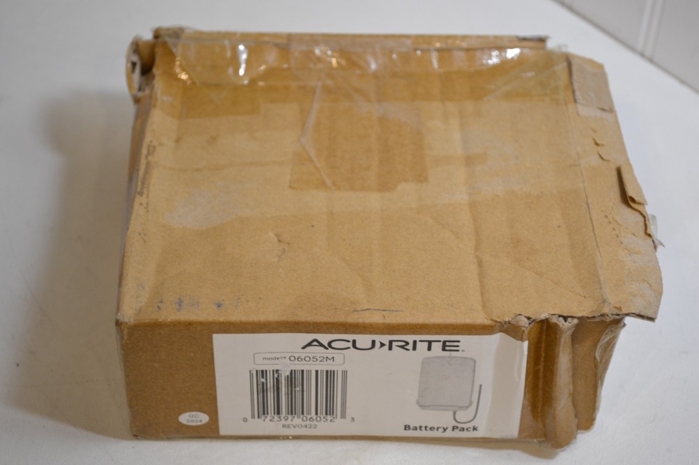 AcuRite 06052M Battery Pack WHITE