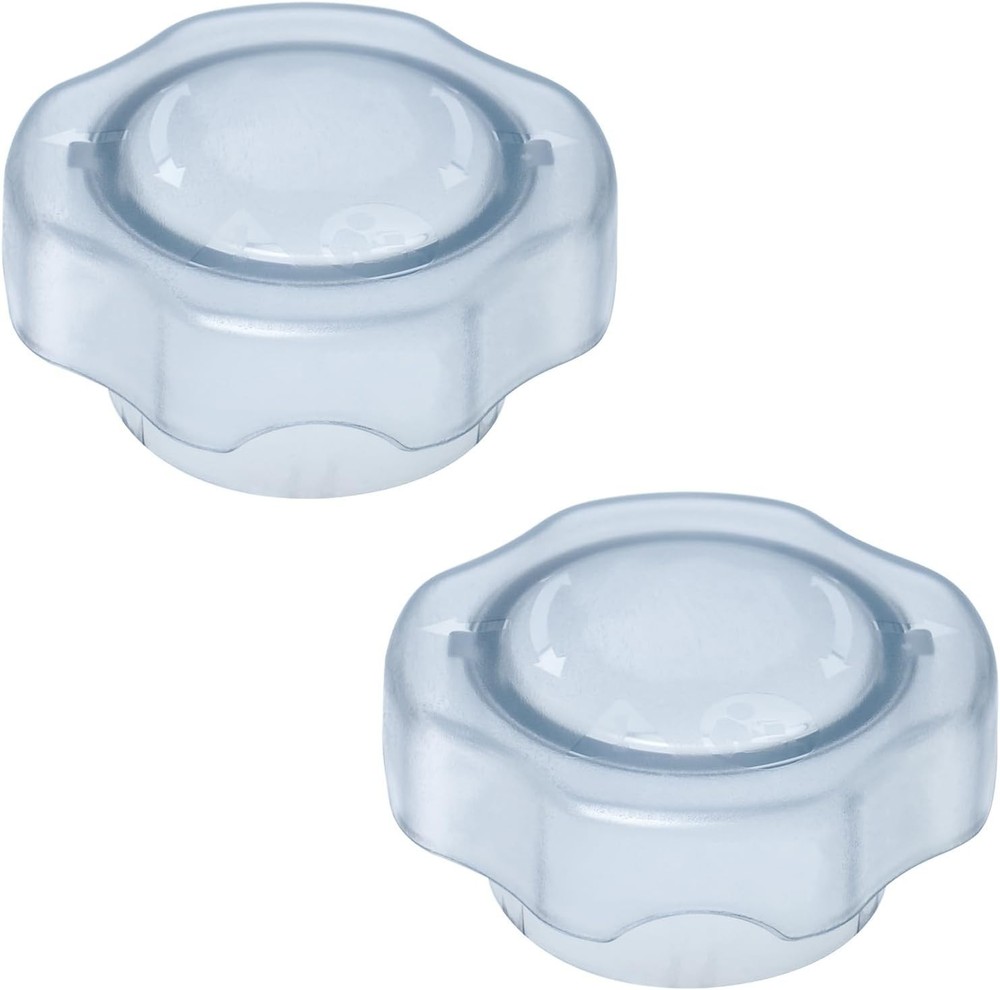 2-Pack Lid Plug Replacement for 64oz Low Profile Mixer Containers