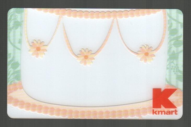 KMART Wedding Cake ( 2008 ) Gift Card ( $0 )