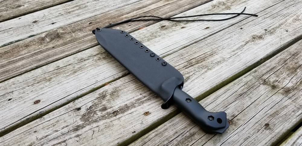 CUSTOM Kydex sheath for the BK9 with TEK-LOK 2.0