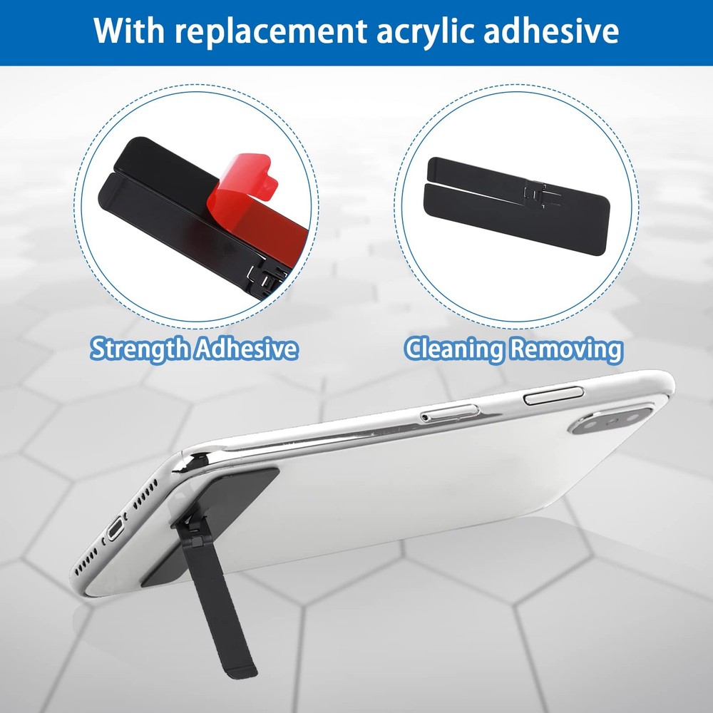 2 Pcs Ultra-Thin Invisible Kickstand, Adjustable Vertical and Horizontal Plac...