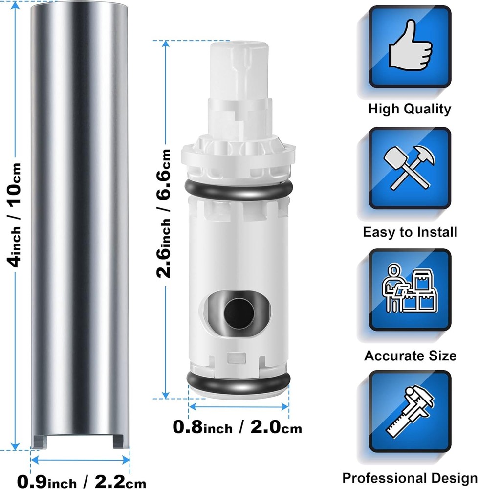 3 Pcs Faucet Cartridge Replacement Kit Compatible