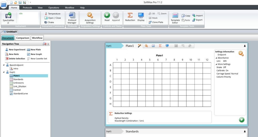 Molecular Devices Microplate readers SoftMax Pro 7.1.2 software Computer,...