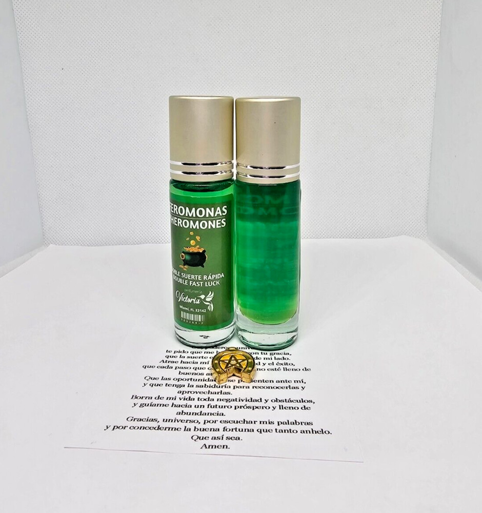 PERFUME DOBLE SUERTE RAPIDA / DOUBLE QUICK LUCK ATRAE SUERTE RAPIDA FAST 1PC