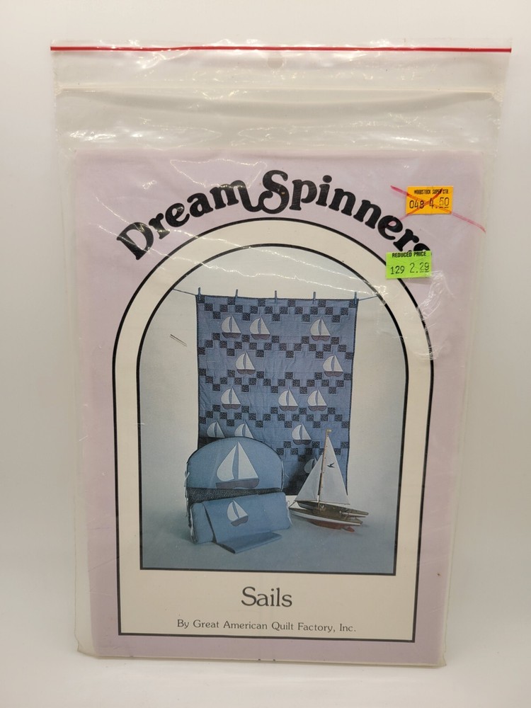 Dream Spinners Sailboat Quilt Pattern 42"x56"