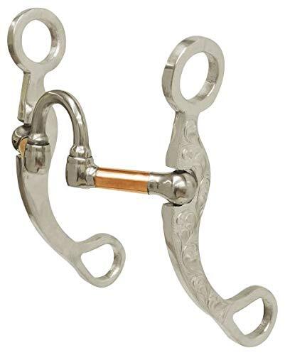 Showman Medium Swivel Port Mouth Bit w/ Copper Rollers