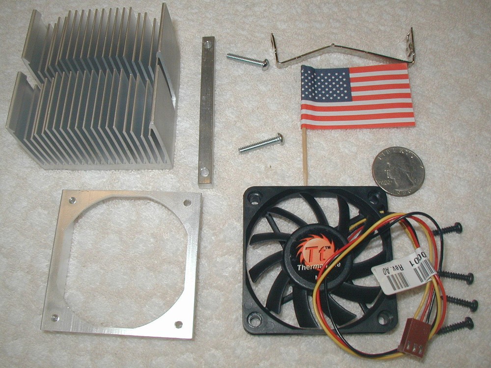 CPU Heatsink with 12 Volt Fan