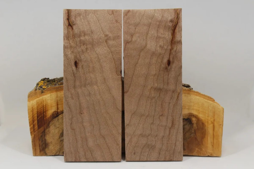 STABILIZED MAPLE CUSTOM KNIFE HANDLE MATERIAL BLANK SCALES (6359)