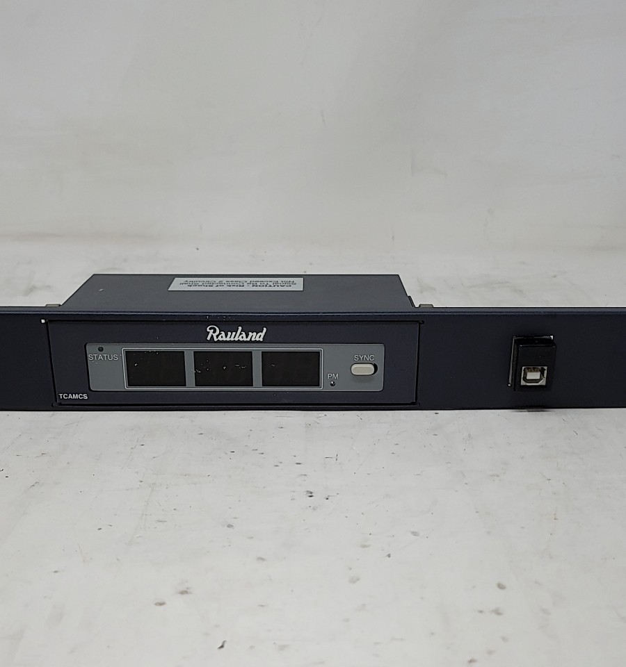 RAULAND TCAMCS e130982 Digital Clock with Rackmount