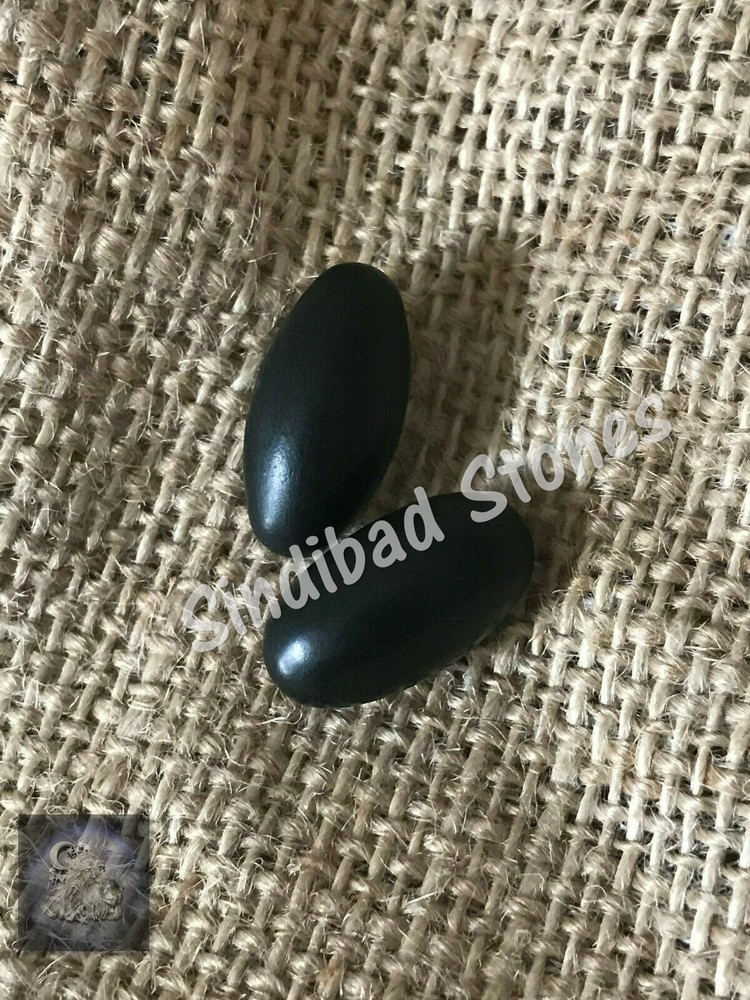 Black Snake Stones Pair - حجر الثعبان الاسود - زوج خرزة الحية - للقوة والقيادة