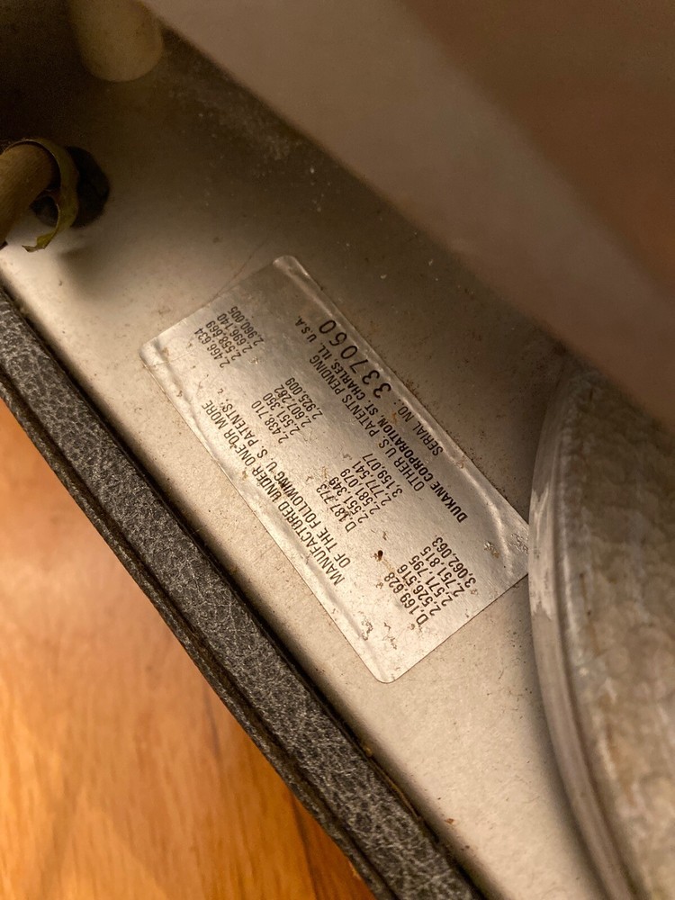 Vintage DuKane 14A395C Projector Record Player