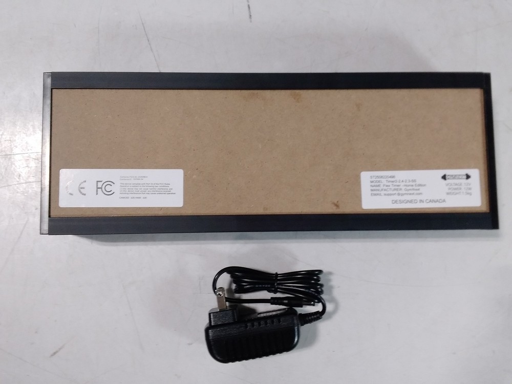 GymNext Flex Timer - Home Edition Timer2-2.4-2.3-SS w/ Power Adapter & Box