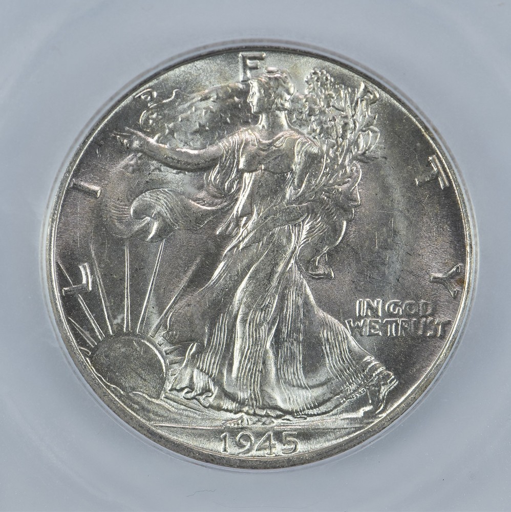 1945-S Walking Liberty Half Dollar MS63 ICG